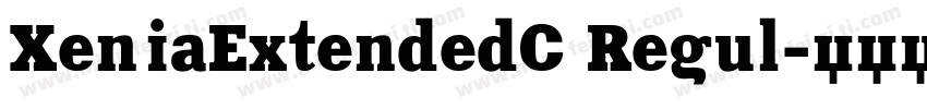 XeniaExtendedC Regul字体转换